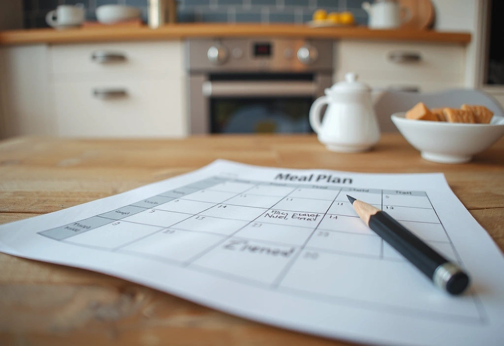 Ukázka tištěného jídelníčku