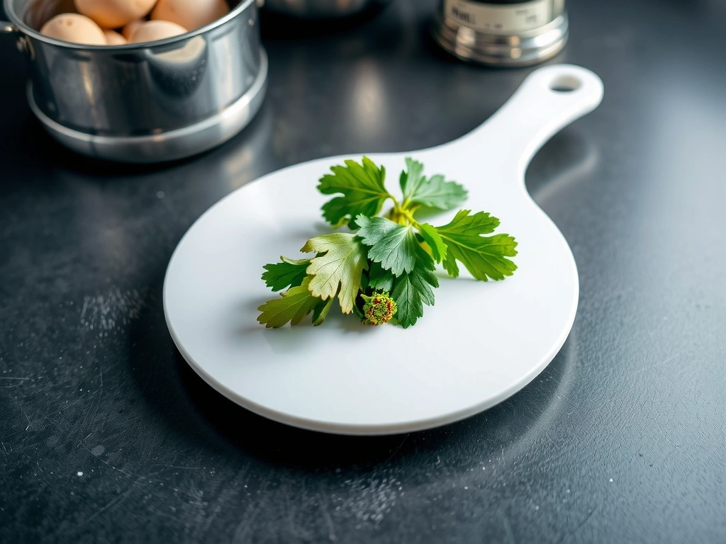 Konyhai mérleg és gyógynövények